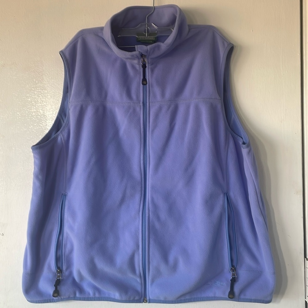 LL Bean fleece vest